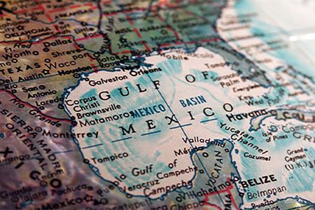 Hurricane affects Gulf of Mexico oil and gas production