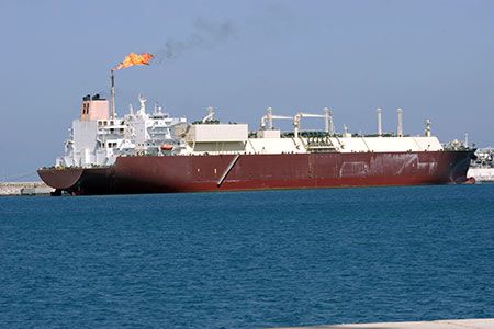 Gate terminal to increase ship loading flow rate