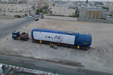 Asyad Group completes transport of ultra-heavy cryogenic tank